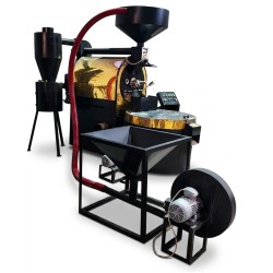 Torréfacteur de café 60kg (HORSE MAN)
 Elévateur-Avec Elévateur Dépierreur-Sans dépierreur Mode de chauffe-Feu direct (Direct Flame) Type de contrôle -Classique, commande digital