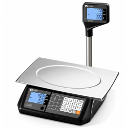 Balance électronique Elicom S200 1530Kg 510Gr Grand Plateau avec Colonne