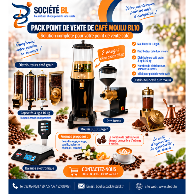 Pack Point de Vente Café Moulu BL10