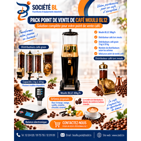 Pack Point de Vente Café Moulu BL12